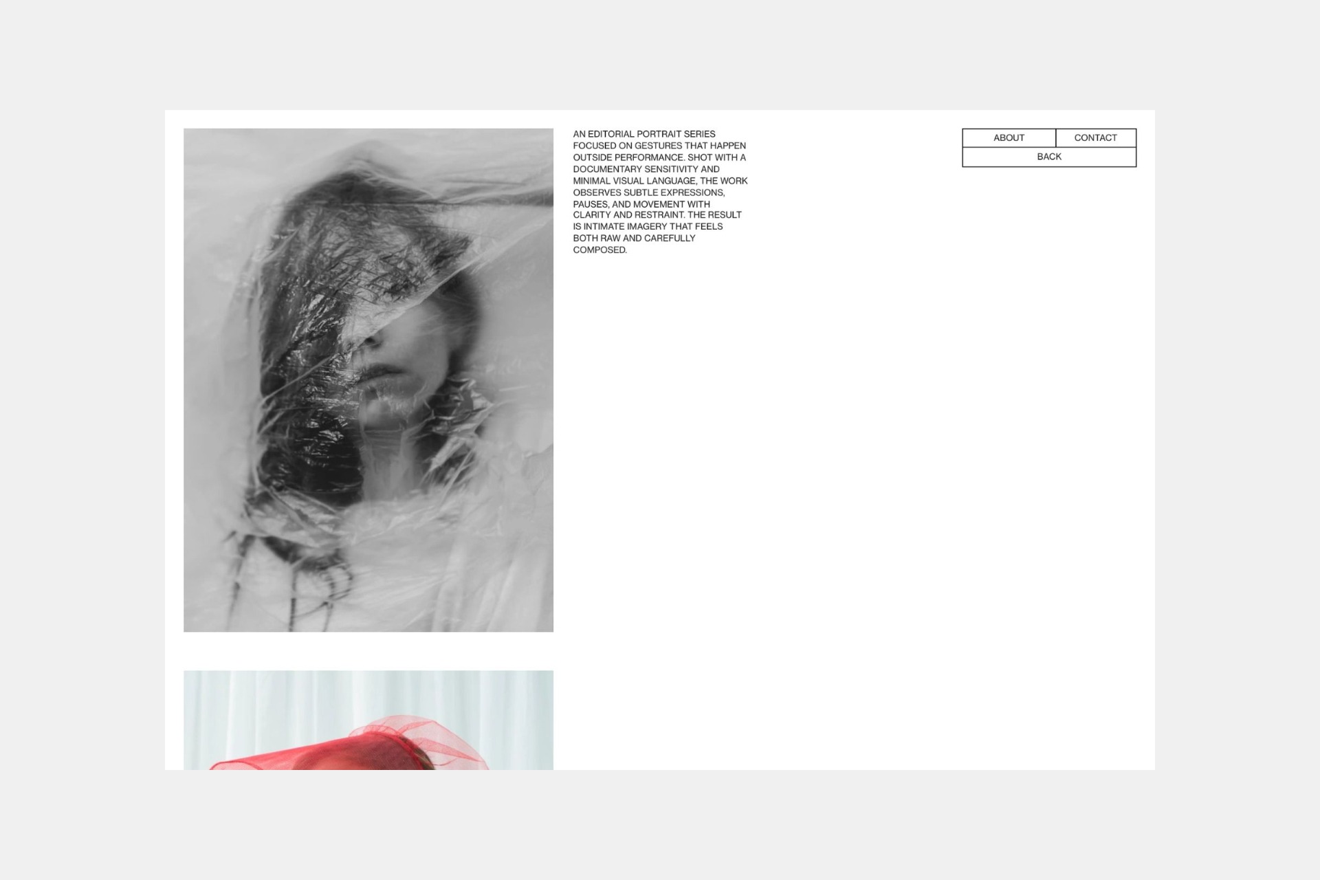 MOORR - Clean Portfolio Readymag Template Image 3