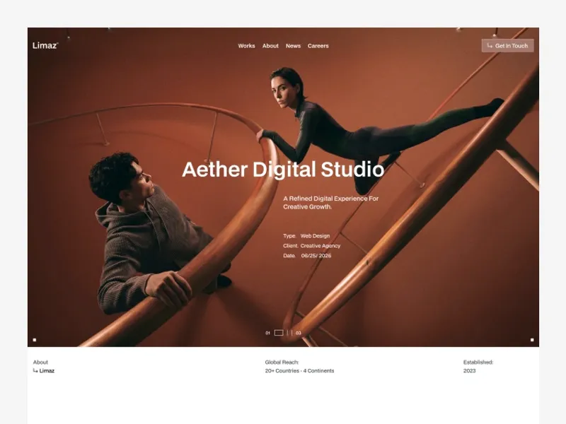 Limaz by Codexzel - Portfolio, Agency design asset by webflow