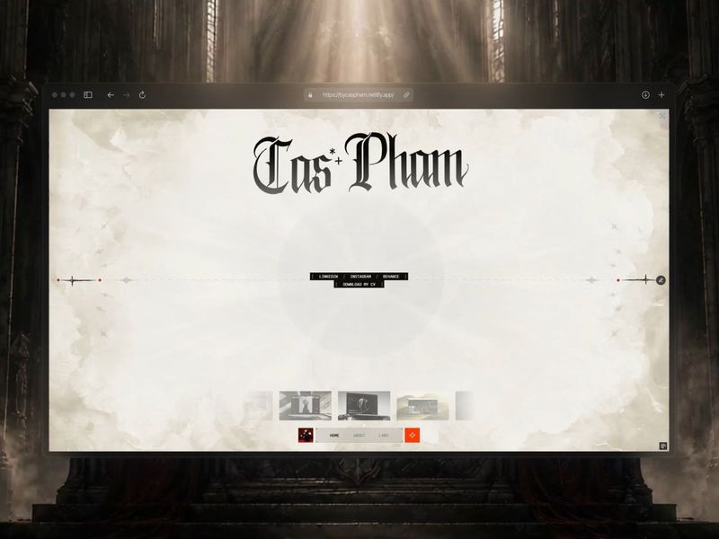 PERSONAL PORTFOLIO WEBSITE | Cas*+