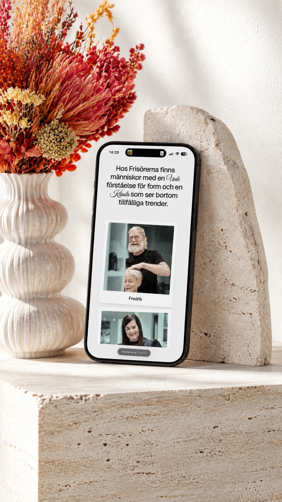 Frisörerna - Hair Salon Website Design Image 0