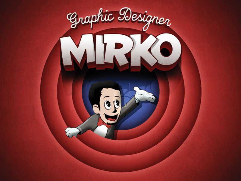 Mirko Graphic Designer Merry Melody Style !