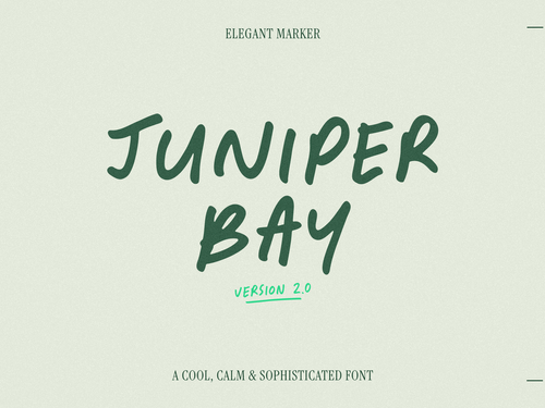 Juniper Bay Font | TYPEHEIST Font Foundry