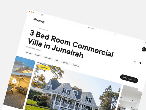 Real Estate Ads Page on Behance