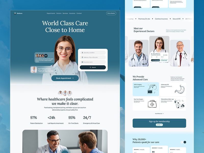 Medivara - Healthcare Website