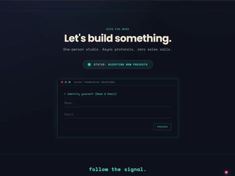 Terminal-Style Async Checkout Flow