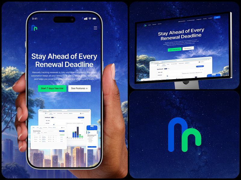 Manage My Renewals | Mobile App UI Design