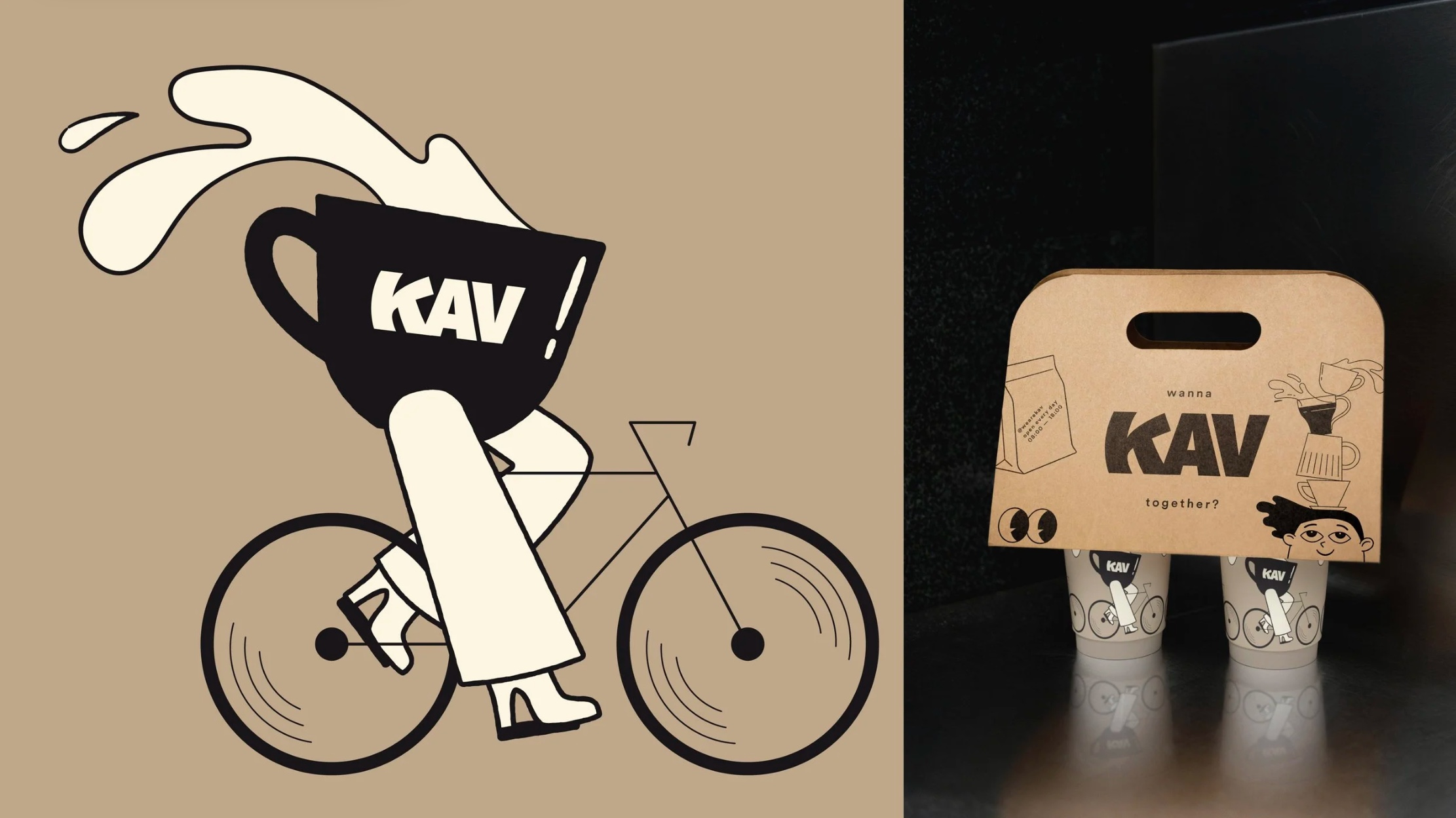 KAV Coffee Branding & Visual Identity Image 1