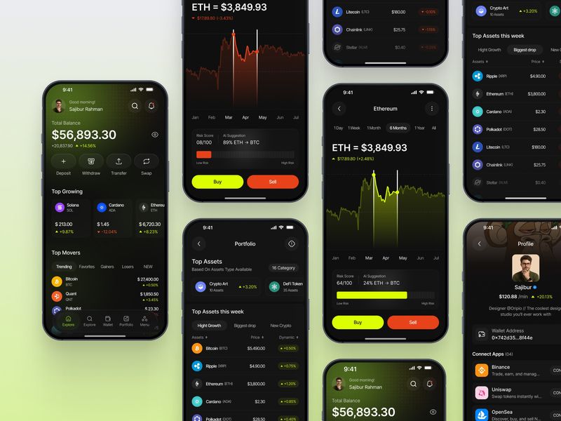 Crypto App Design