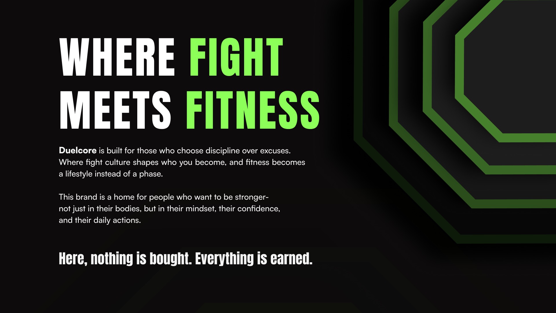 DuelCore™ — MMA & Performance Fitness Brand Identity Image 0