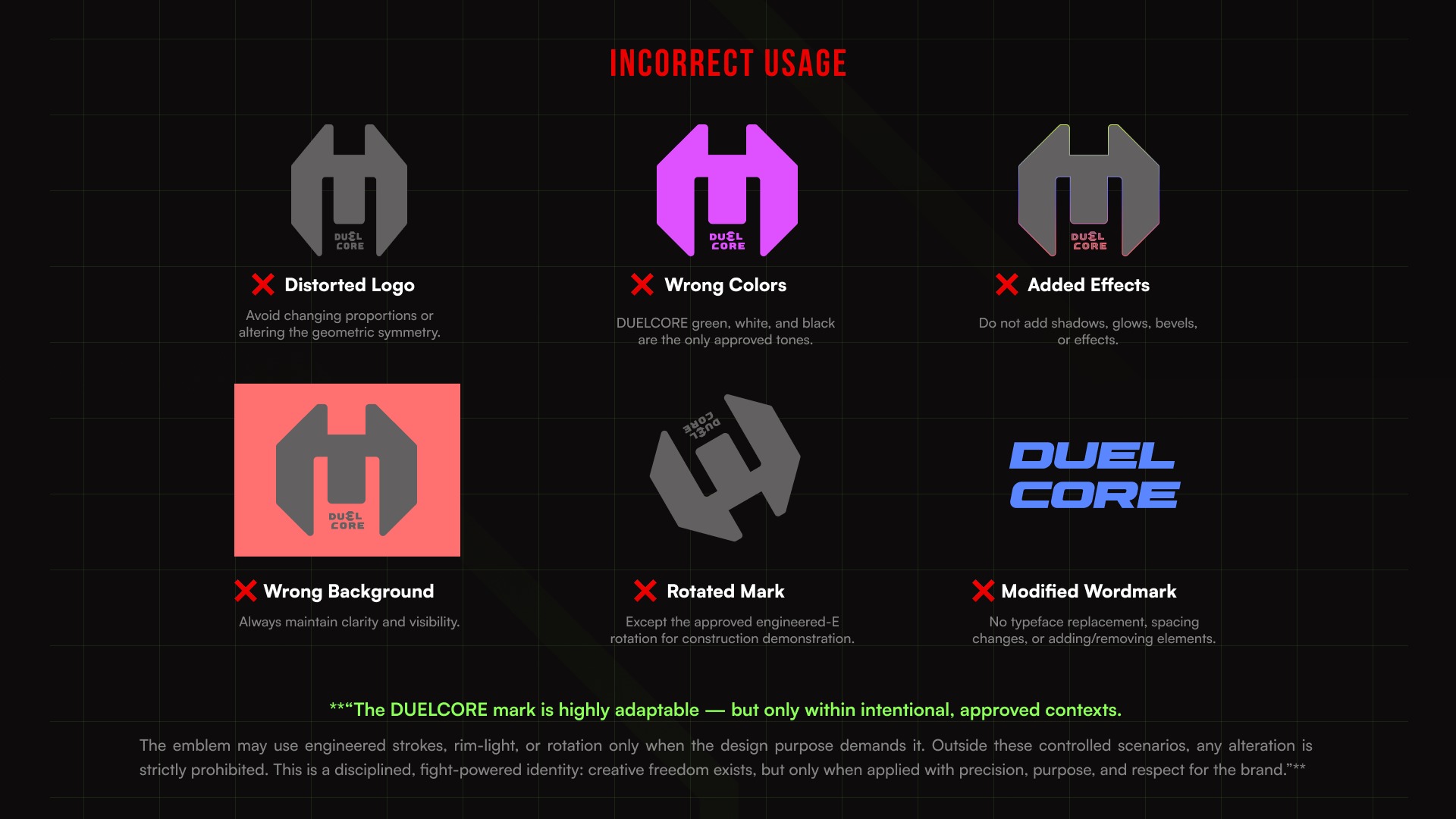 DuelCore™ — MMA & Performance Fitness Brand Identity Image 16