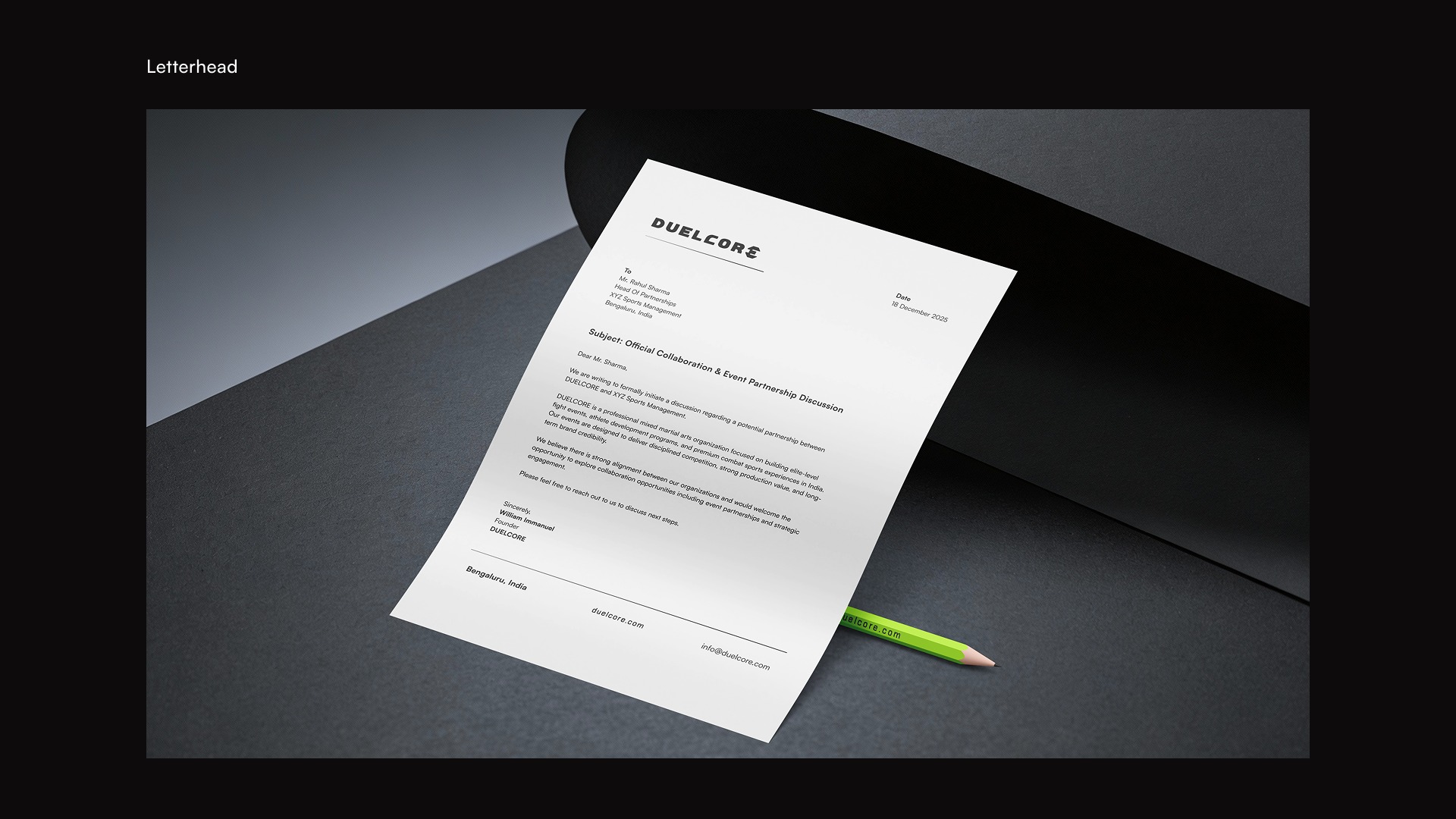 DuelCore™ — MMA & Performance Fitness Brand Identity Image 49
