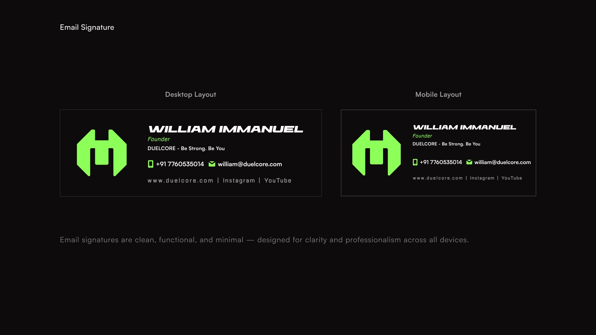 DuelCore™ — MMA & Performance Fitness Brand Identity Image 58