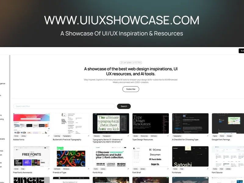 Best web design inspirations | Top UI UX resources | AI Tools