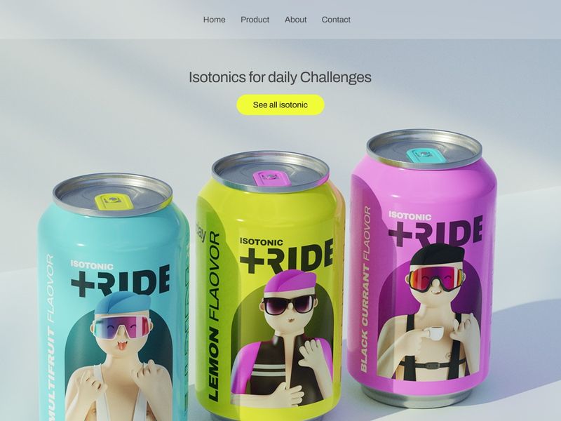 Product render wizualization