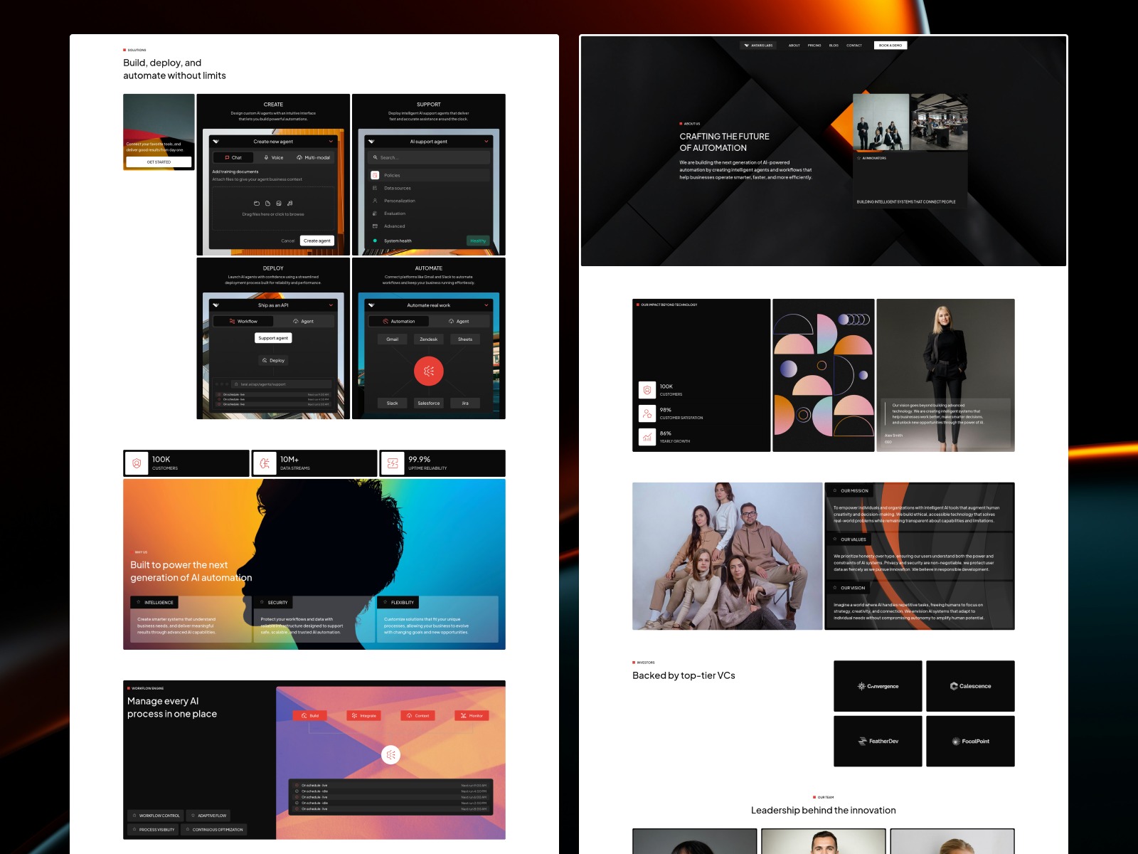 Antaris — AI SaaS Startup Framer Template Image 0
