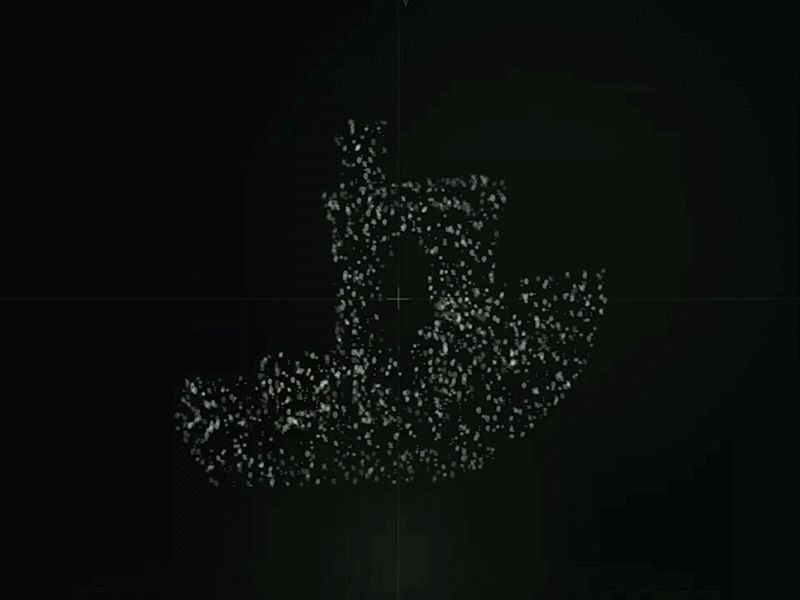 TypeMesh 3D - Transforms 3D models into animated typographic sculptures