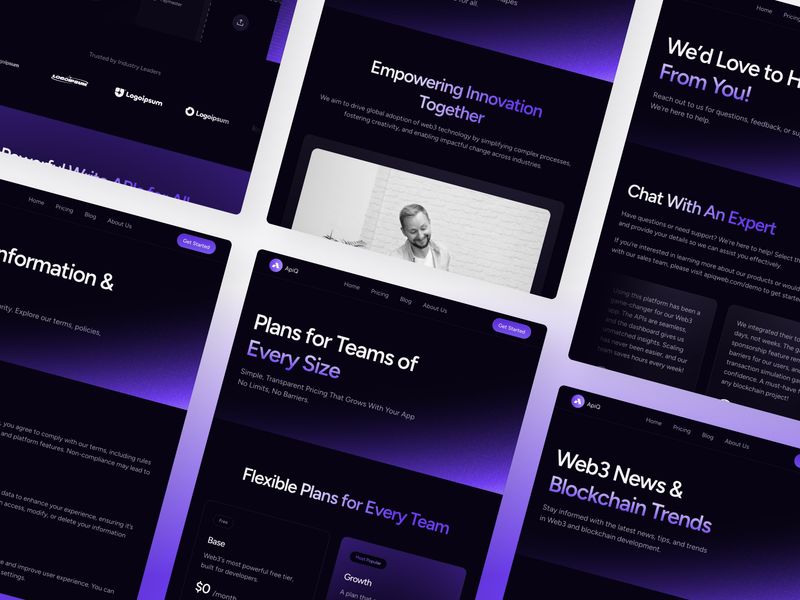 APIQ · Web3 Blockchain Template 