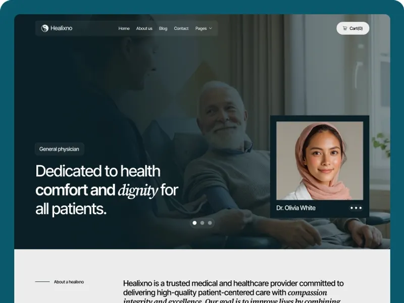 Healixno by Widflow - Uncategorized design asset by webflow