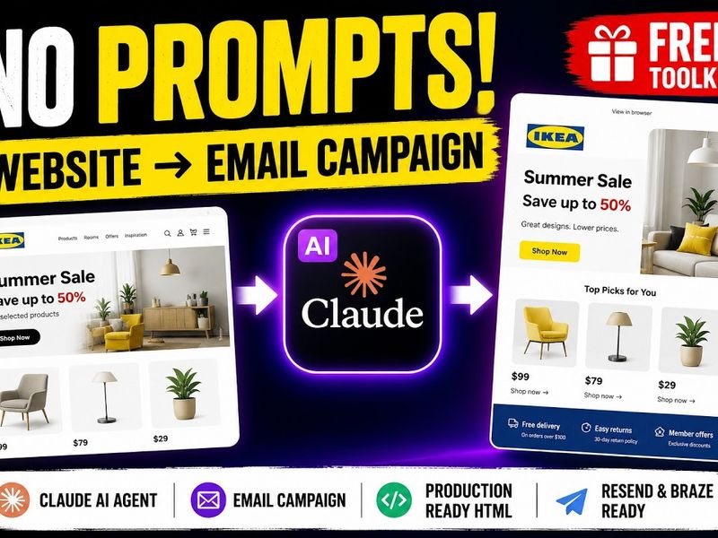  This Free Claude AI Agent Automates Complete Email Campaigns for Me