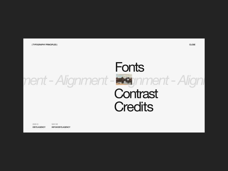 Typography Principles