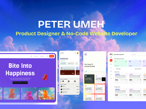 hello, welcome to my portfolio - Peter Umeh UI/UX Designer - Peter Umeh Abidemi : Creative visual designer and UI/UX Designer Senior UI/UX