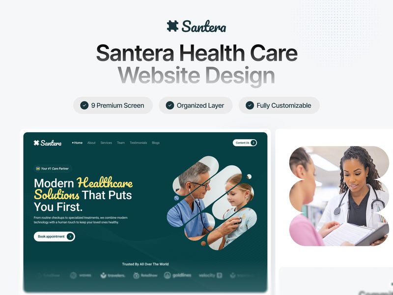 Medical & Health Care Website Design