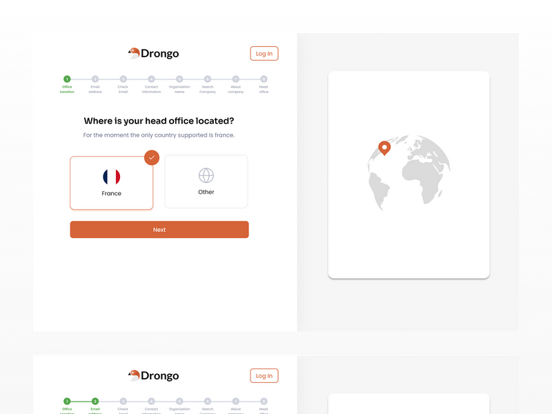 User Register Flow - Interaction UX