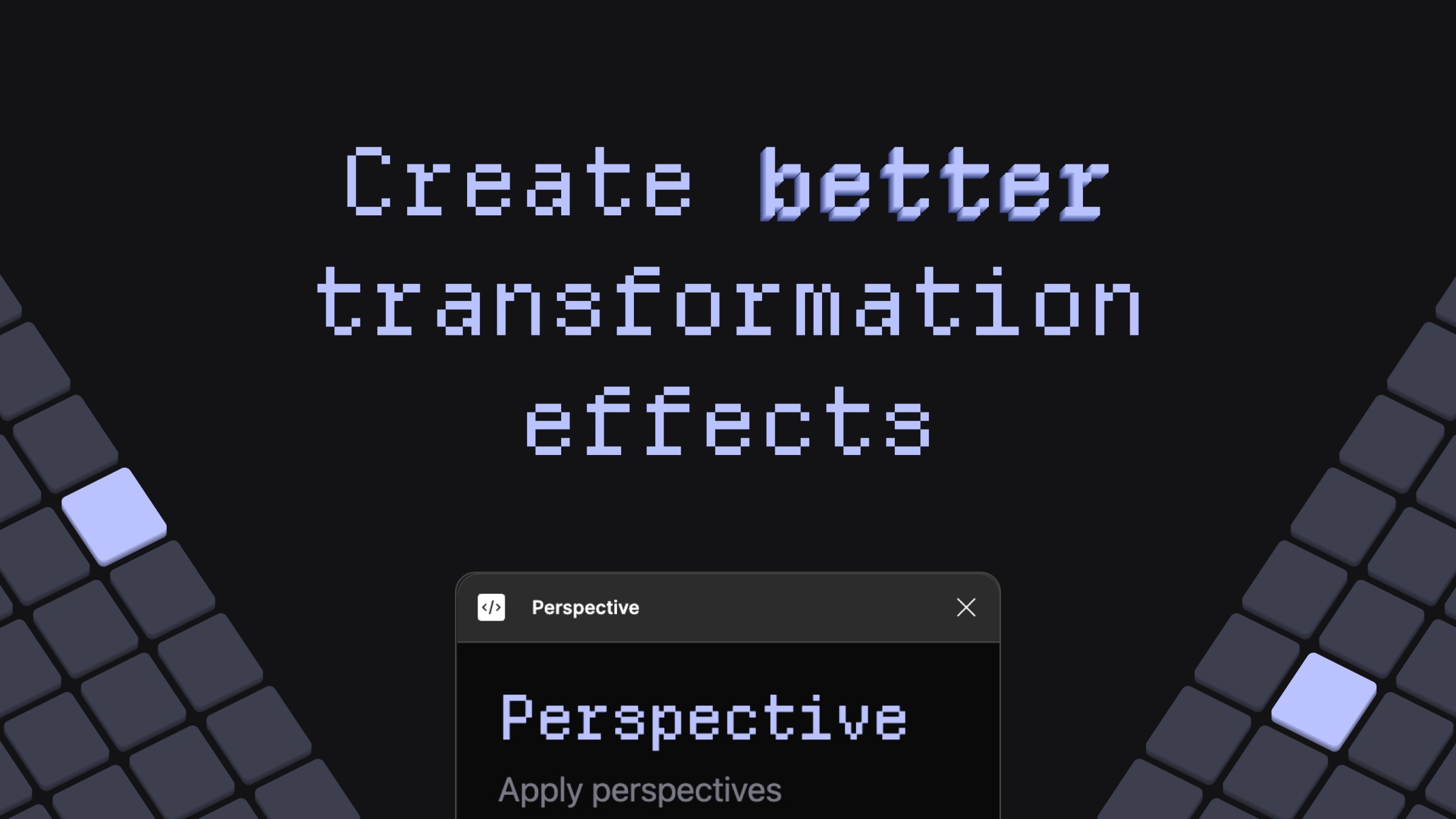 Perspective controls for Figma