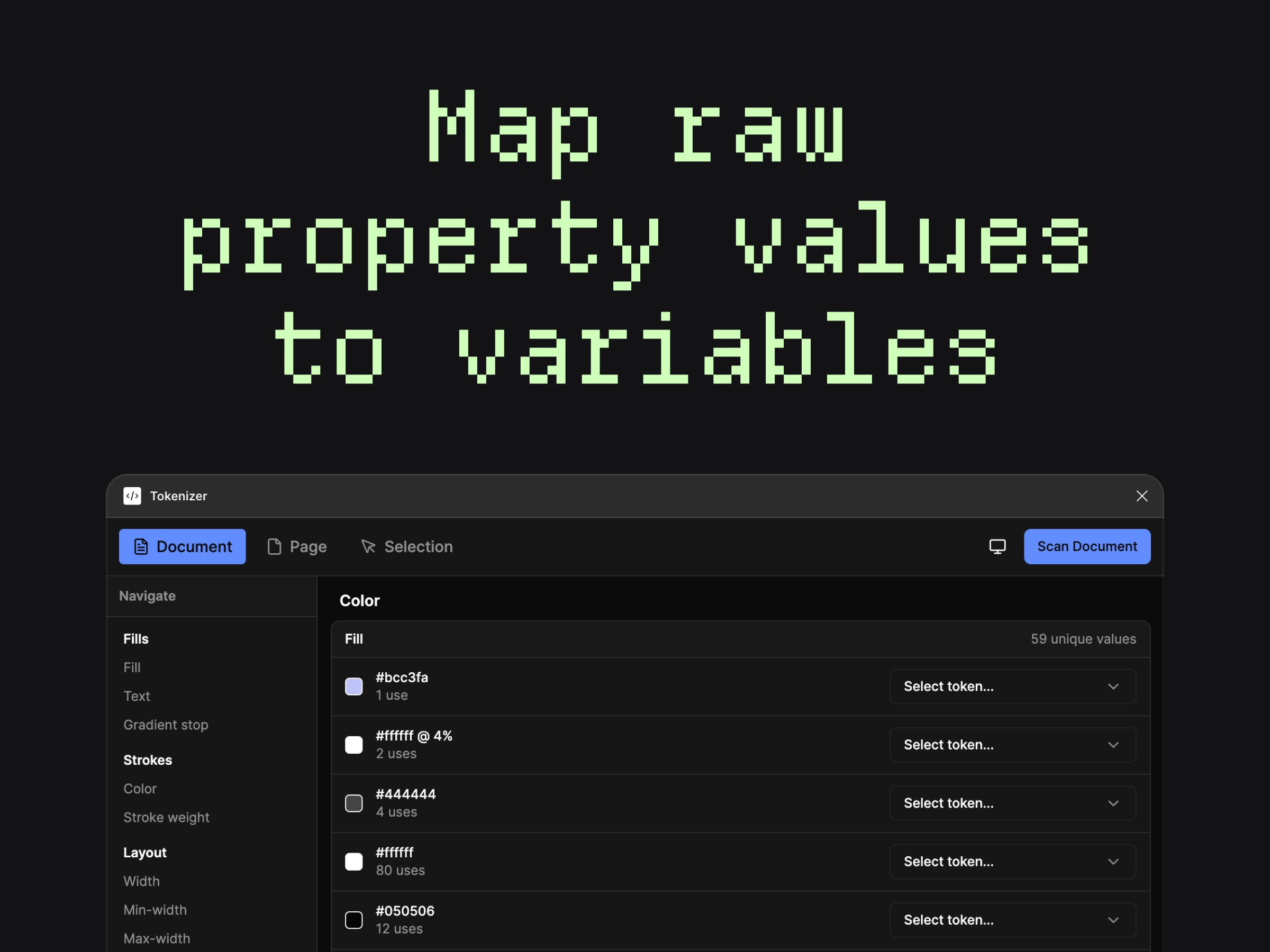 Tokenizer (Figma plugin)