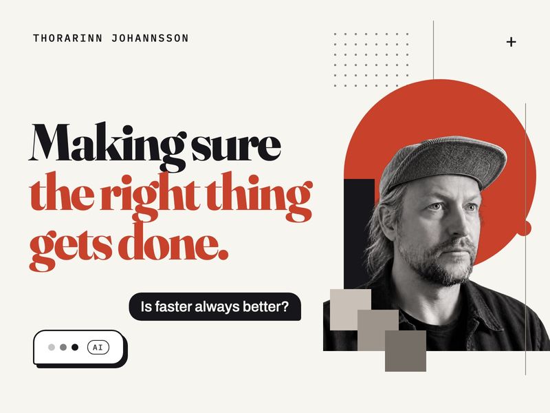 Thorarinn Online · A product designer you can talk to (AI)