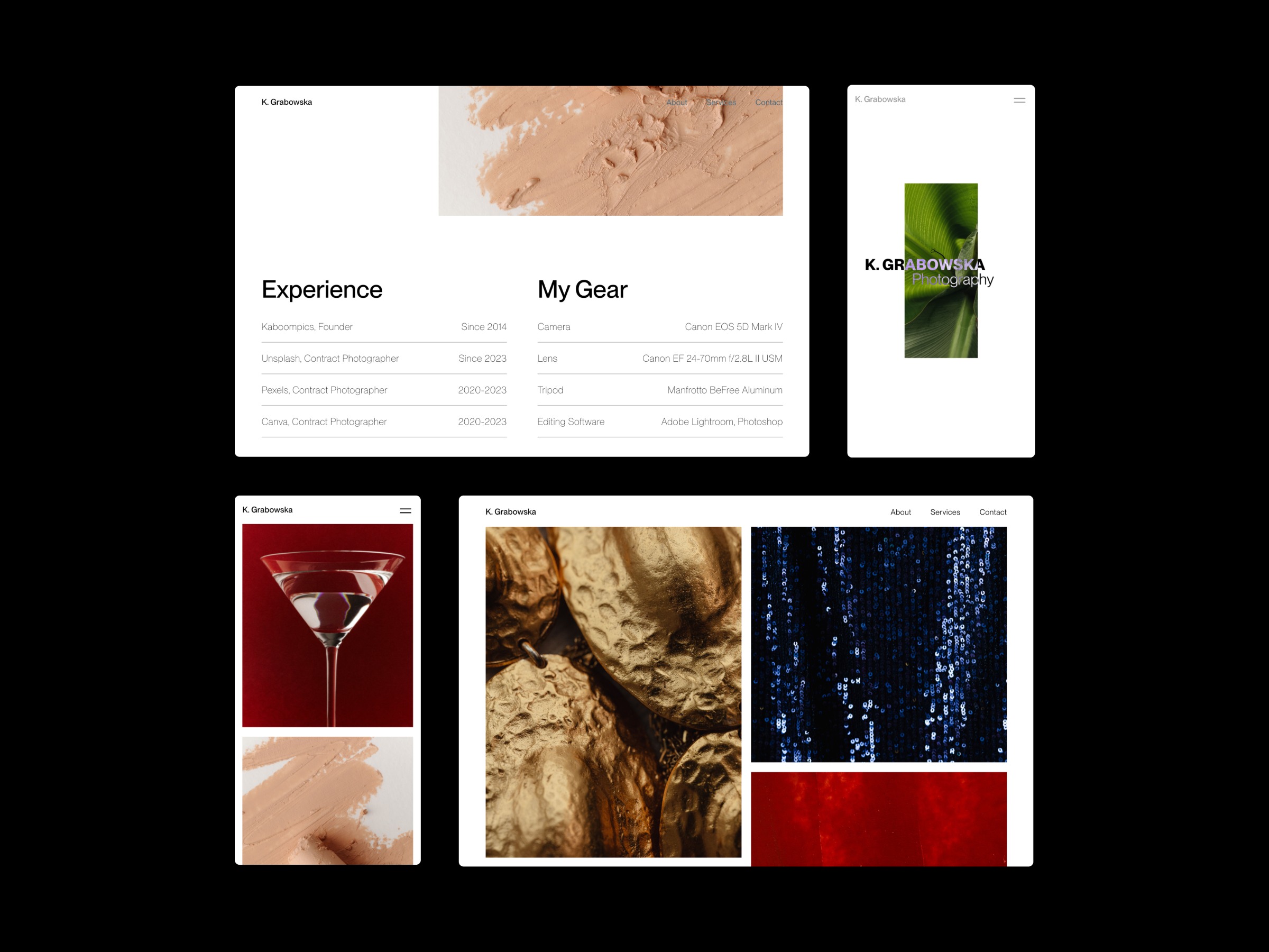 Portfolio Website - Karolina Grabowska Vol 03 by Maria Rakovic Image 2
