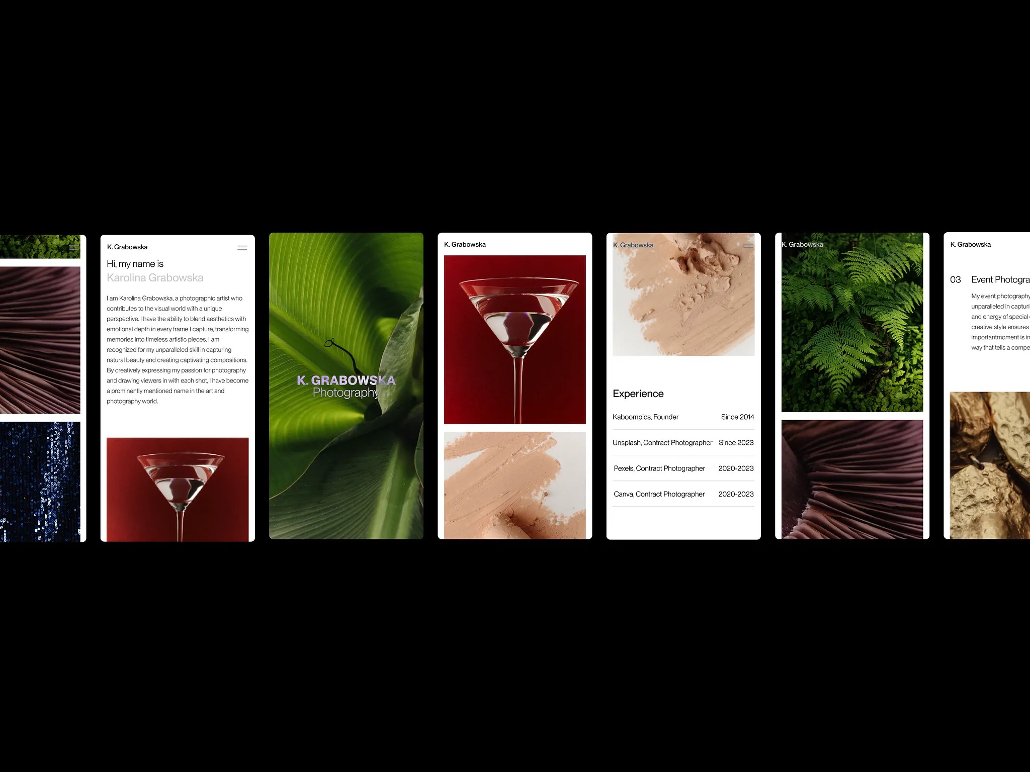 Portfolio Website - Karolina Grabowska Vol 03 by Maria Rakovic Image 4