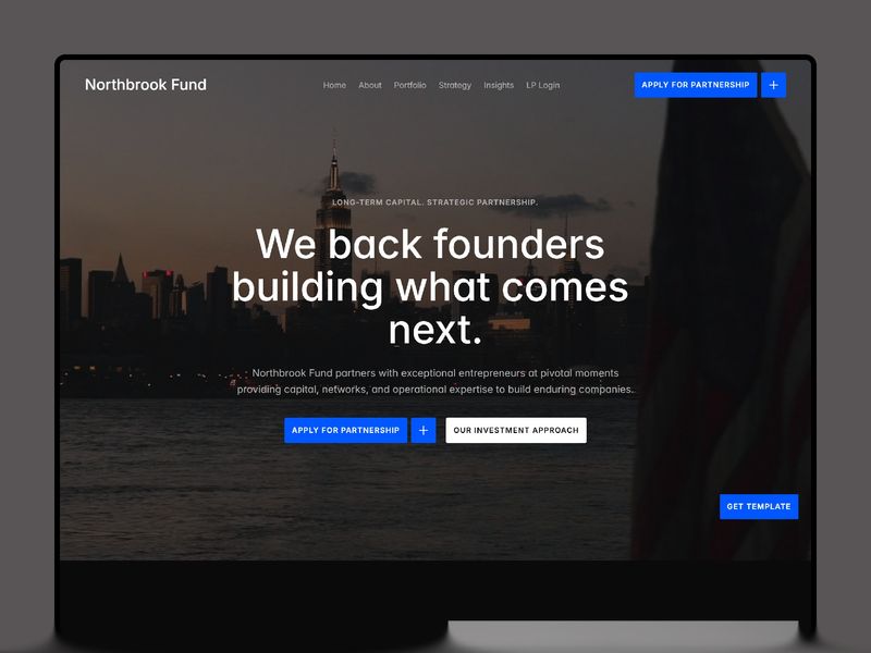Northbrook · VC & Private Equity Template by Jalal Eddine