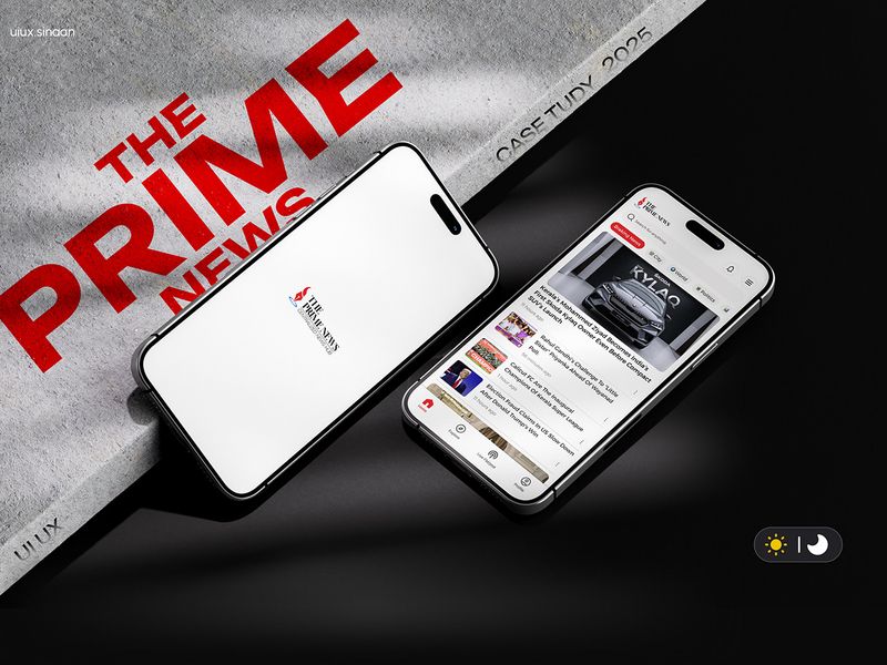 News Article App | The Prime News | UiUx Case study
