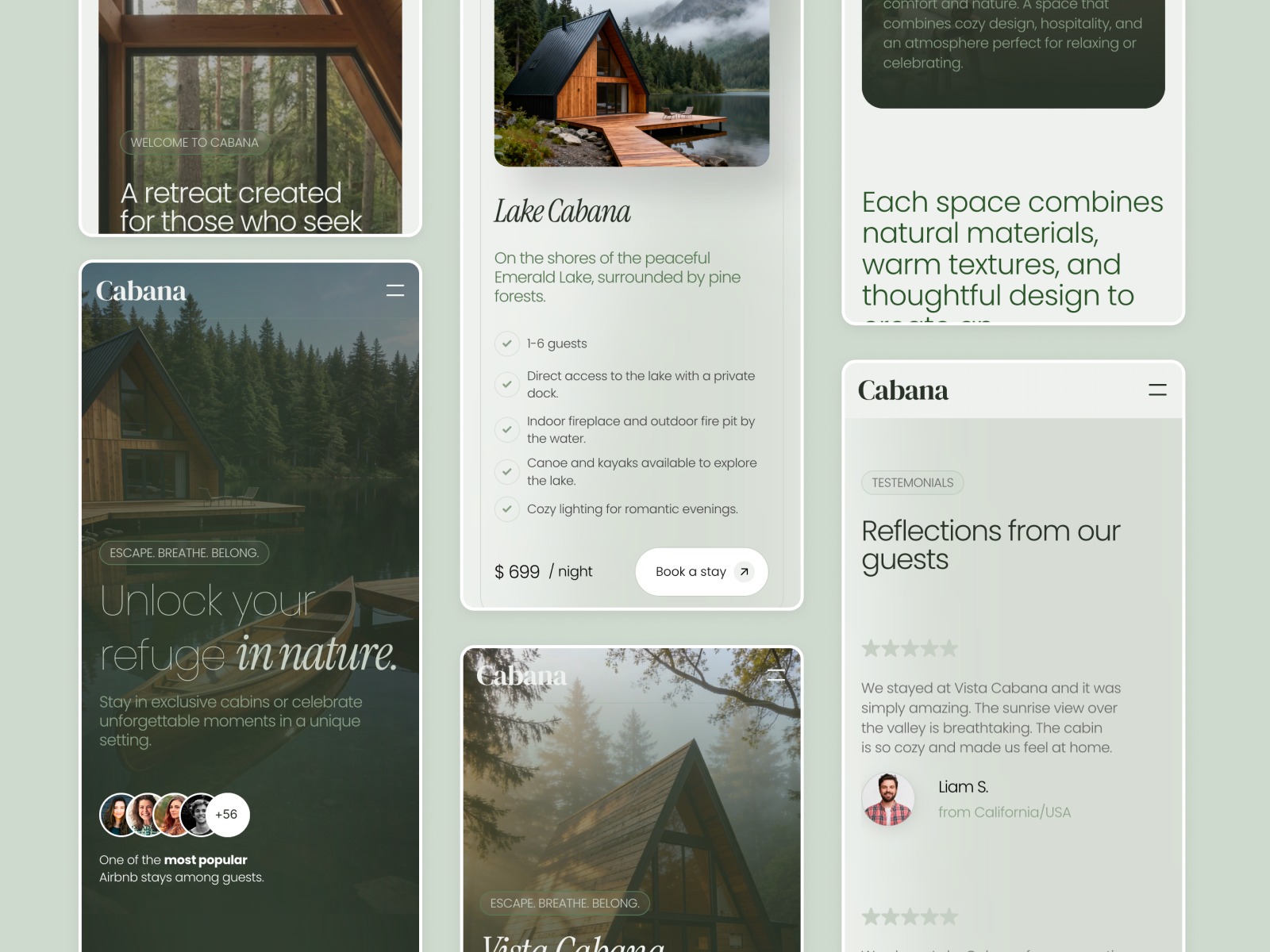 Cabana Mountain - Framer Template FREE Image 1