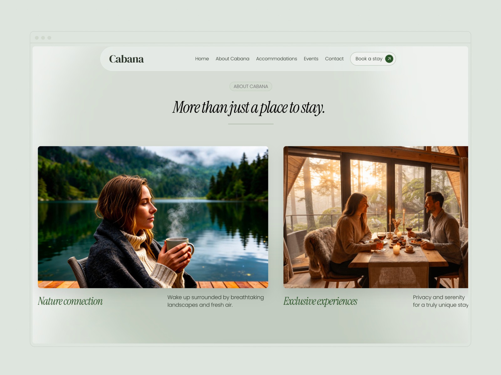 Cabana Mountain - Framer Template FREE Image 2