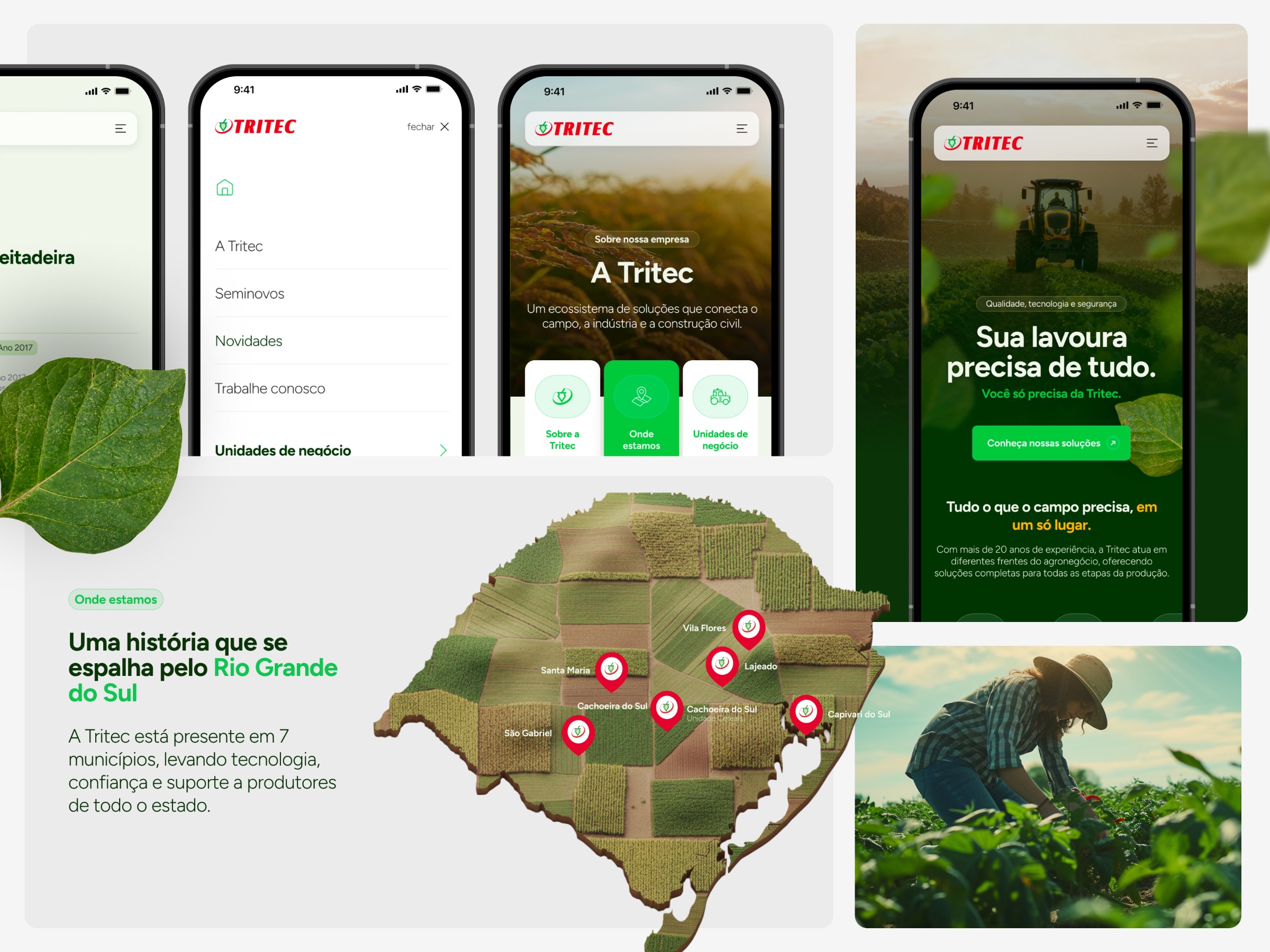 Website for agribusiness - Tritec Image 2