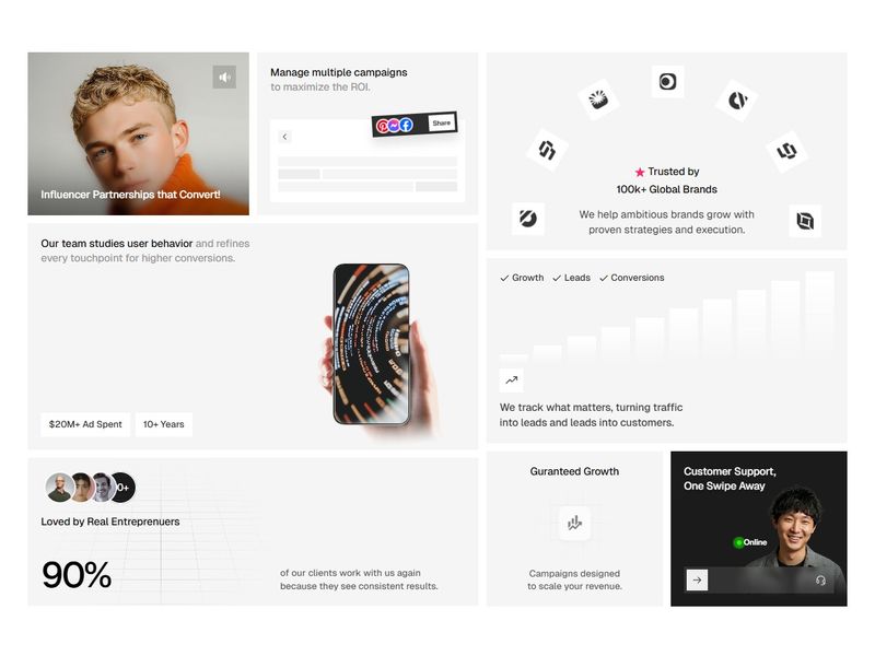 Bento Grid Exploration for Framer Template