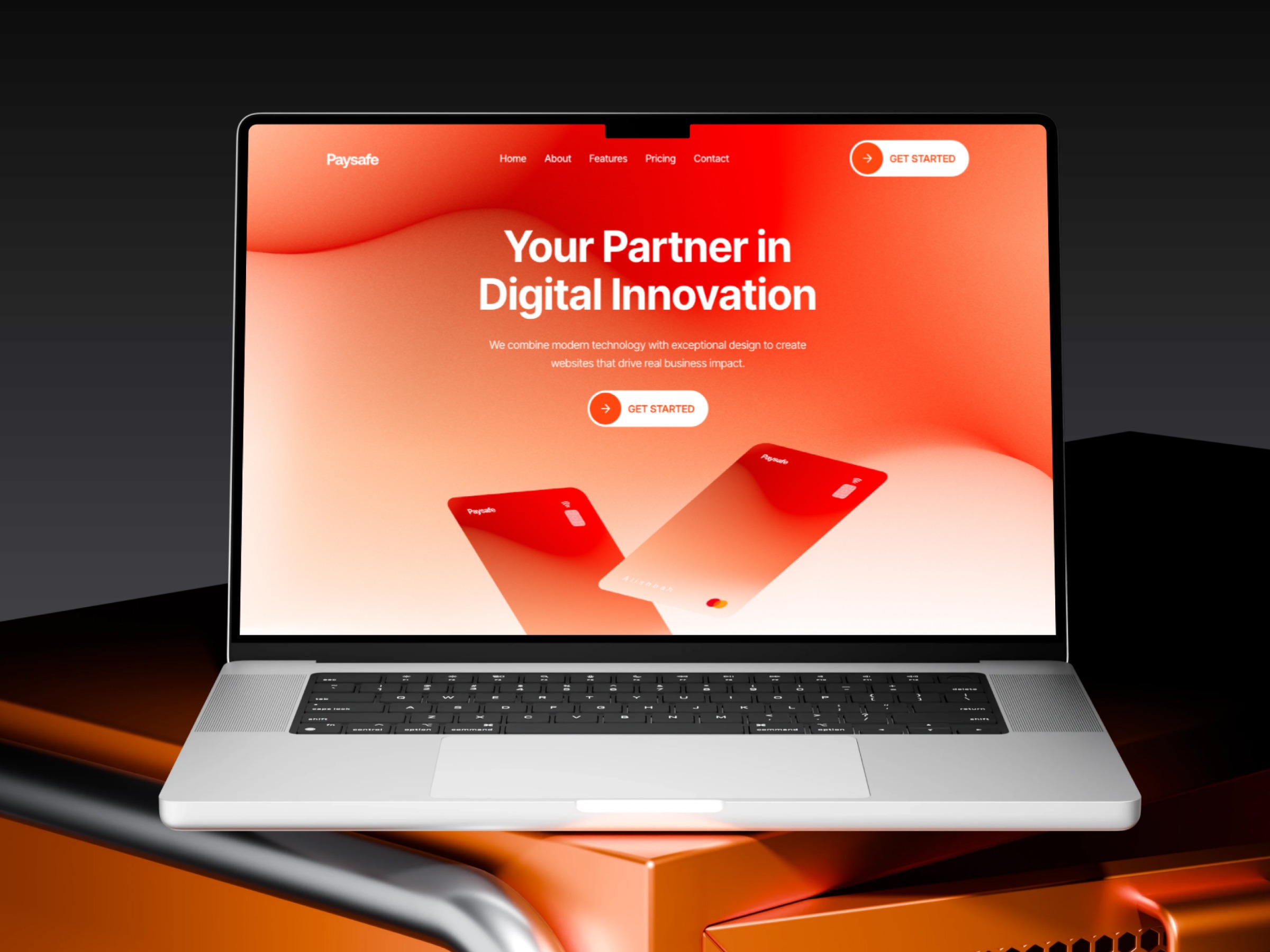 Paysafe · Financial Framer Template Image 0