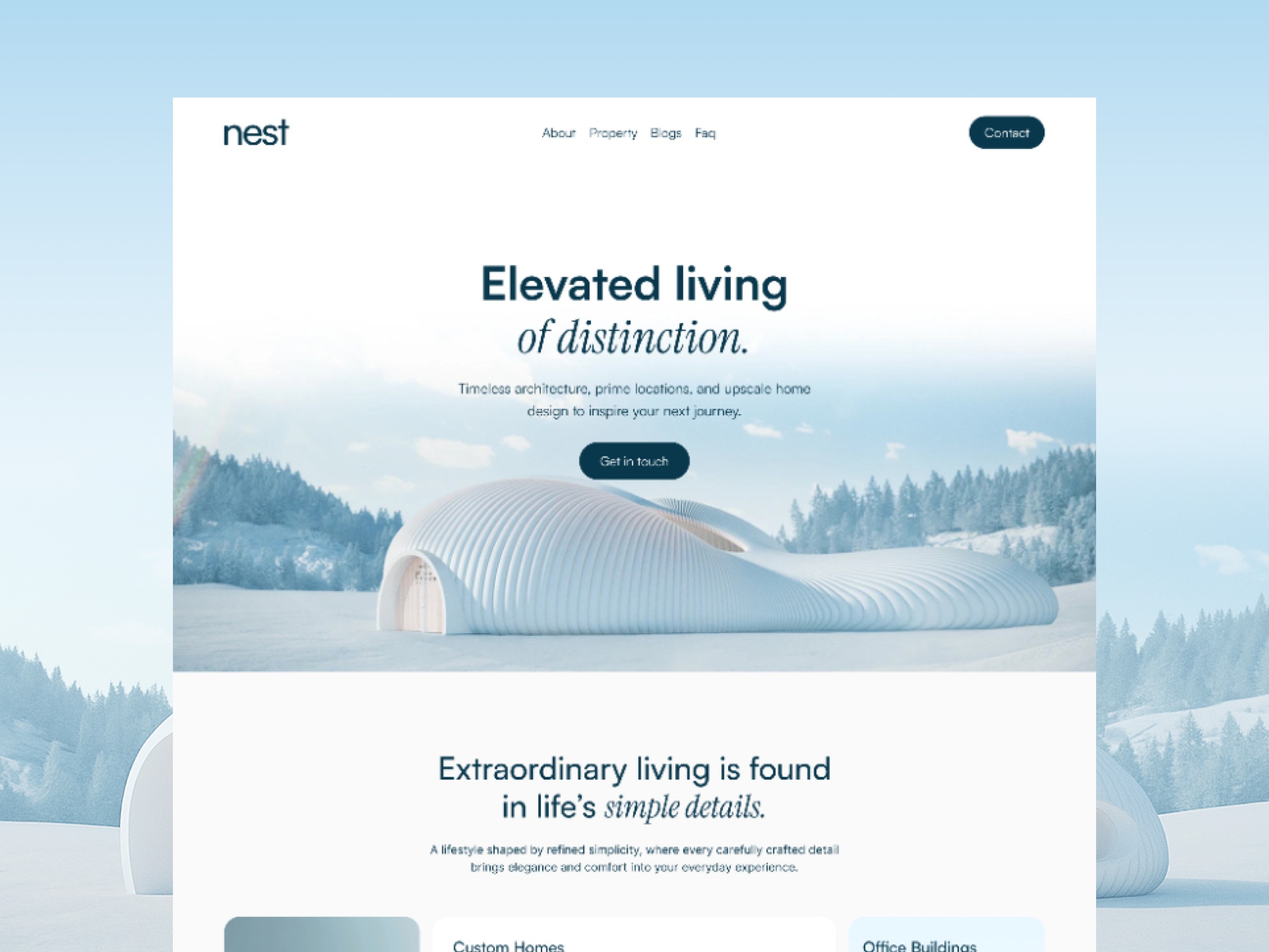 Nest — Real Estate Template