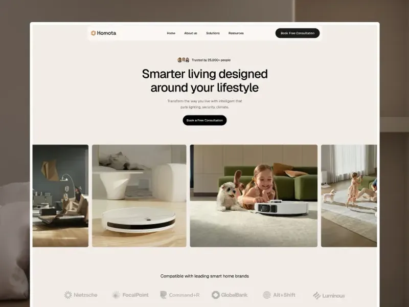 Homota by Graybox - Ecommerce design asset by webflow