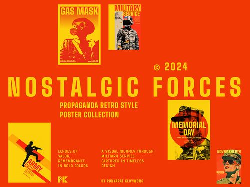 NOSTALGIC FORCES - Propaganda Retro Style Posters