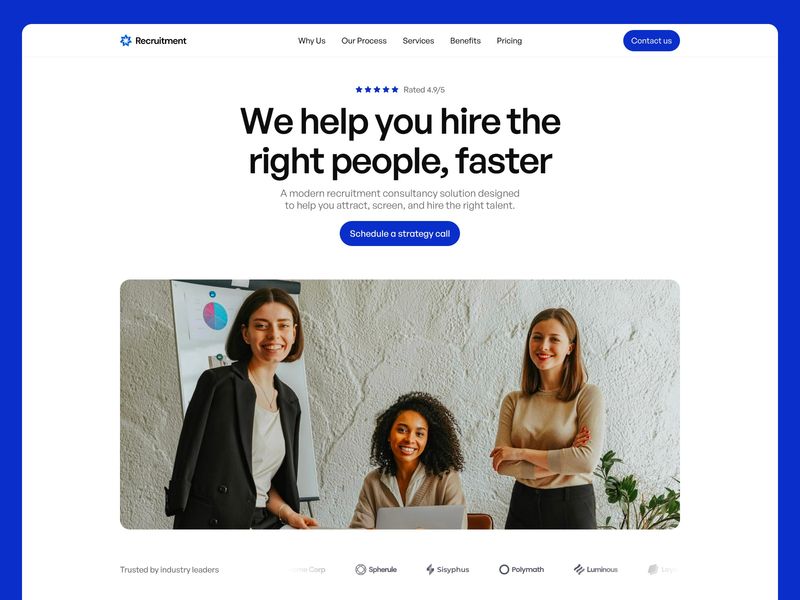 Consulting Framer Template for HR Agencies
