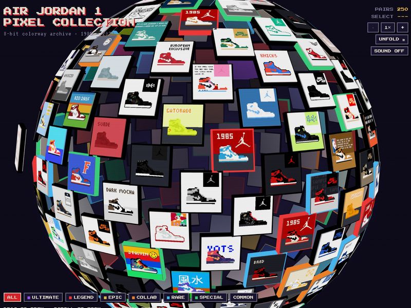Pixel Jordan Collection