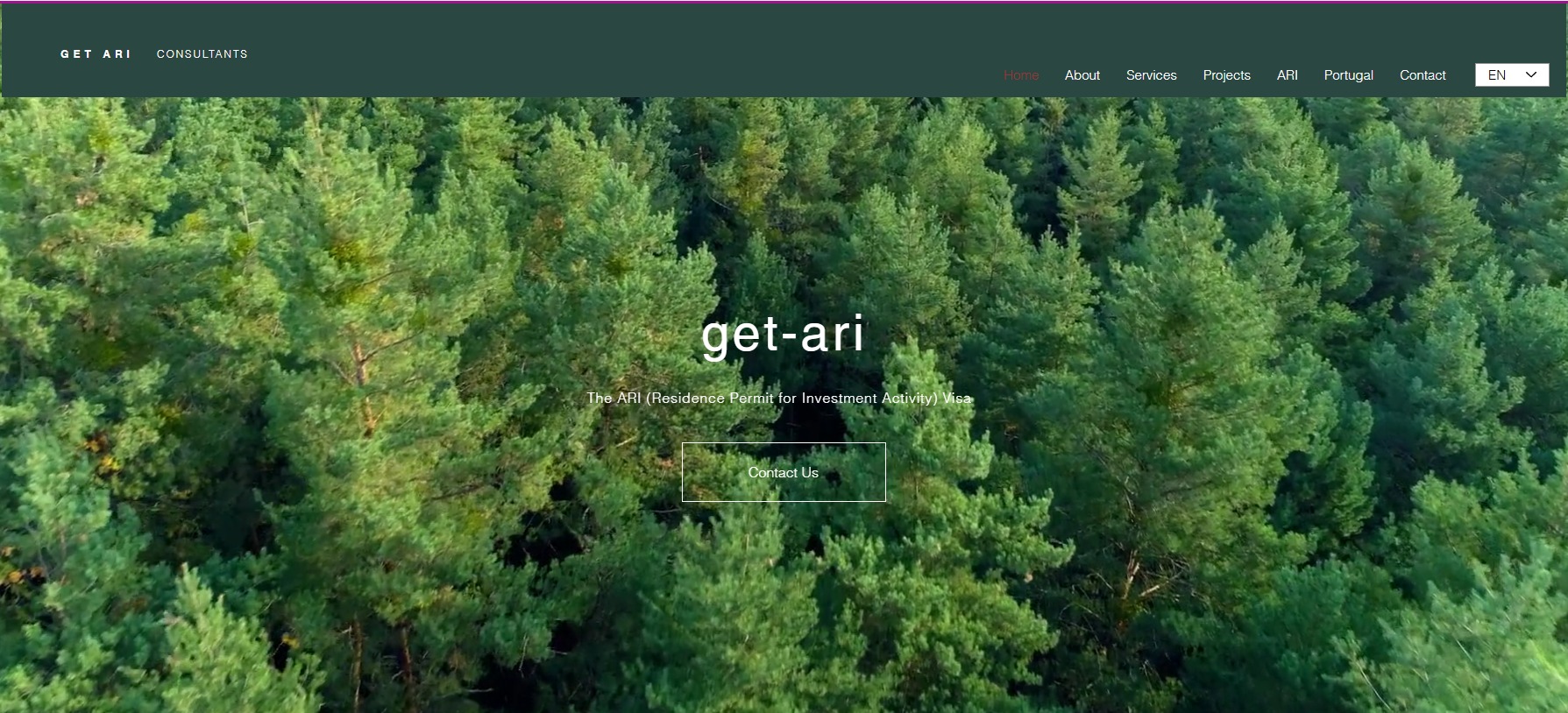 Get-Ari — Golden Visa Consultancy Website