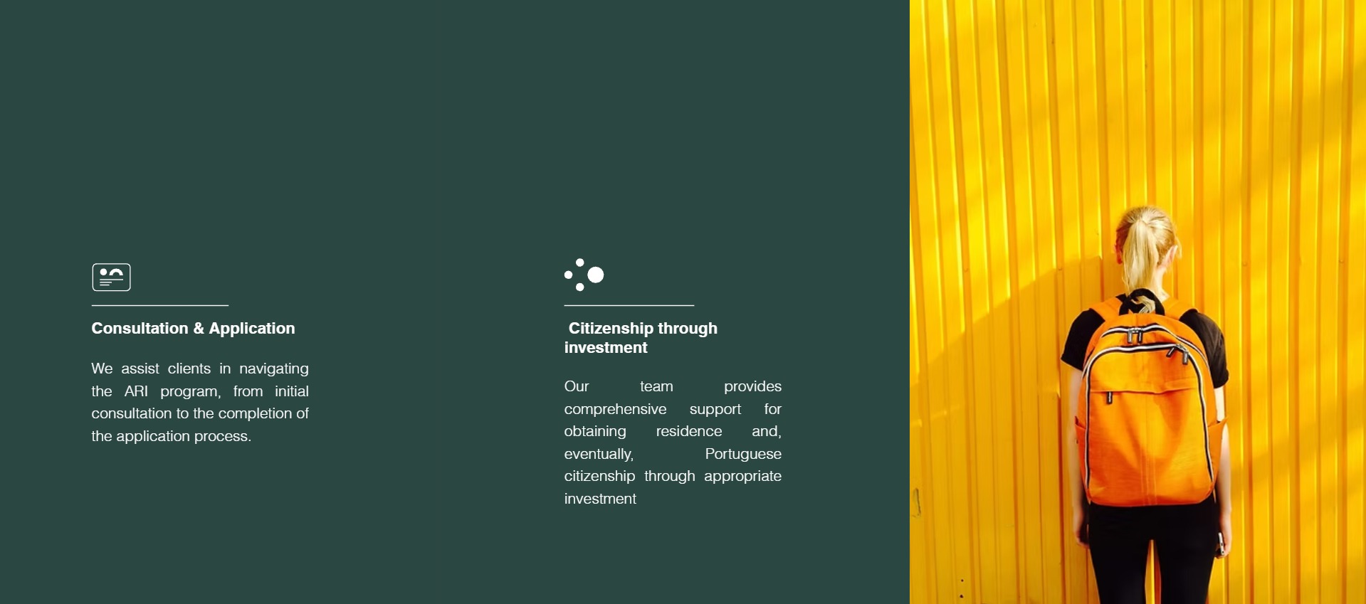 Get-Ari — Golden Visa Consultancy Website Image 0