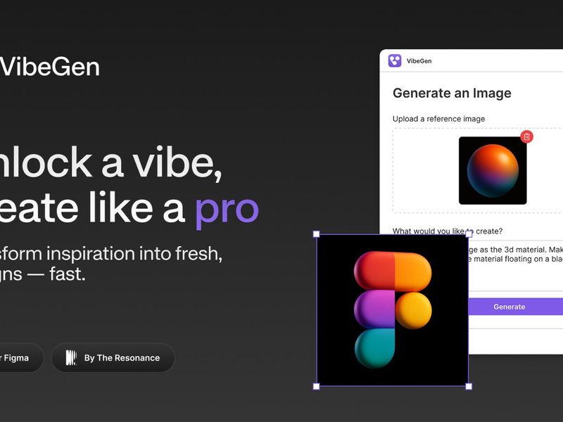 VibeGen by The Resonance | Figma Plugin for Creatives