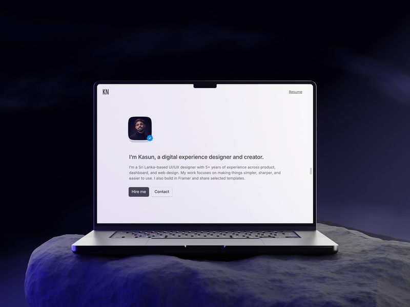 Kasun is a digital experience designer and creator.
