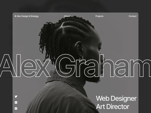 TD_Alexfolio - Portfolio for Creatives/Designers  — Framer Marketplace