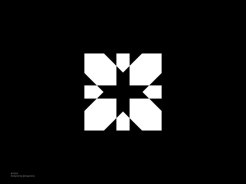 Abstract geometric logo design
